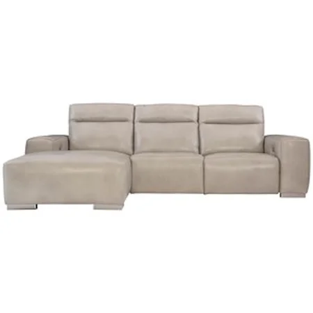 Contemporary Power Motion Sectional with USB Ports